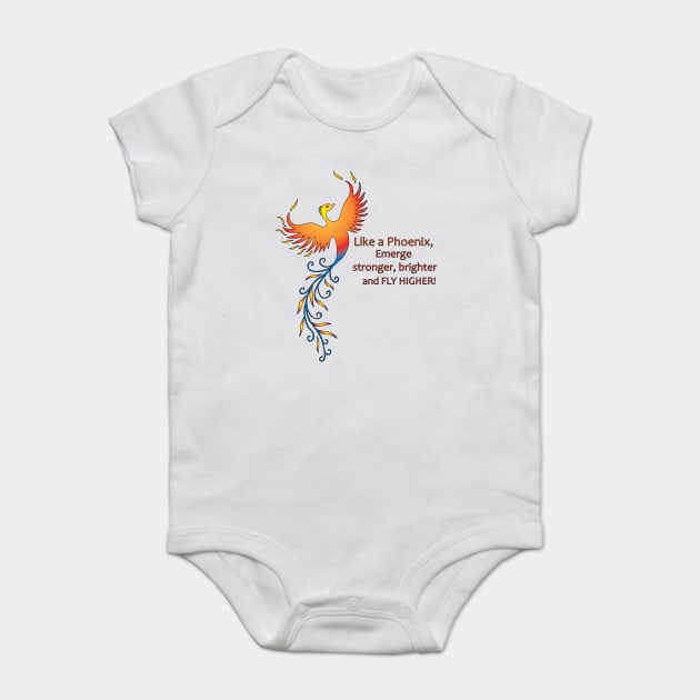 Phoenix Baby Bodysuit by DickinsonDesign
